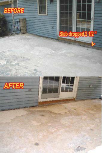 How Mud Jacking Corrects Dropped Concrete Slabs, Concrete Chiropractor