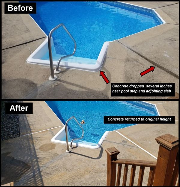 Concrete Pool Deck Repair, Concrete Chiropractor