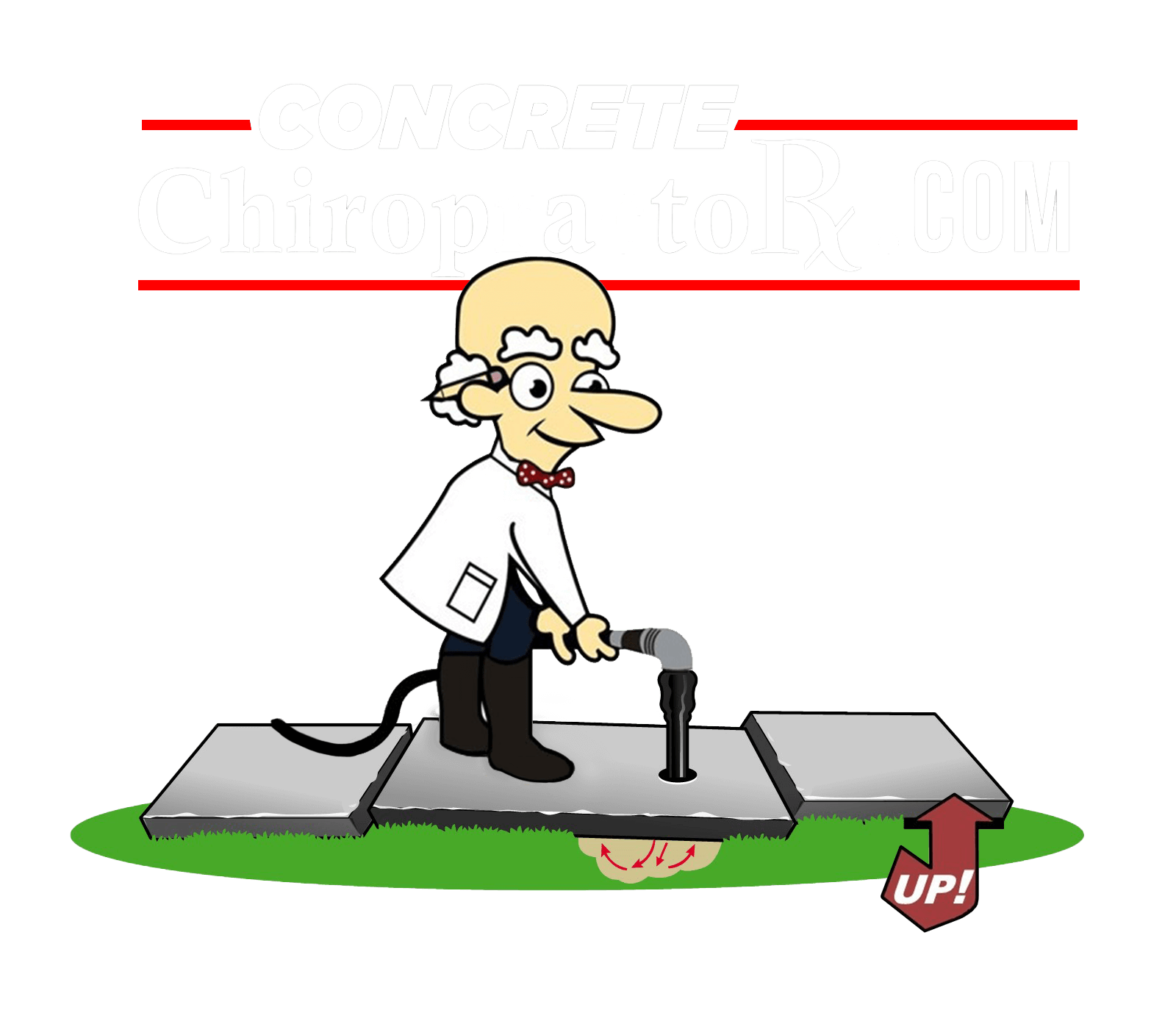 What Causes Concrete to Sink, Concrete Chiropractor