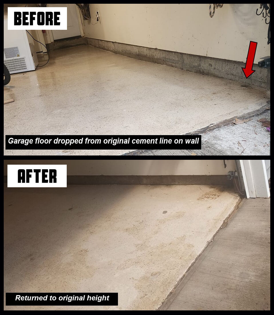 Concrete Garage Floor Leveling and Repair, Concrete Chiropractor