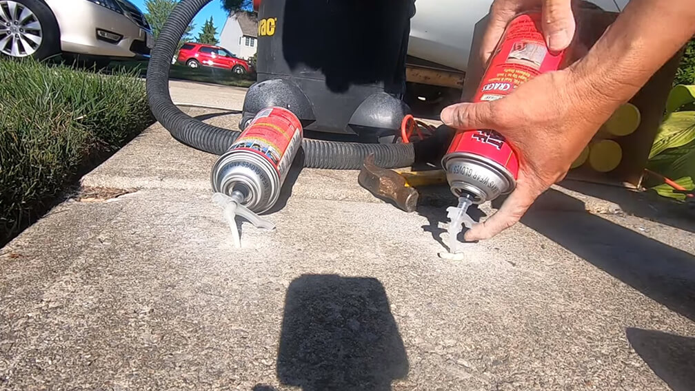 Concrete Lifting Foam DIY: Raising Concrete Slabs With Canned Spray Foam, Concrete Chiropractor