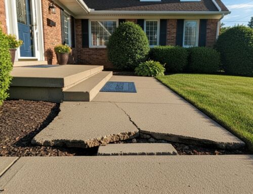 Sunken Concrete Calls for Concrete Raising in South Jersey, Concrete Chiropractor