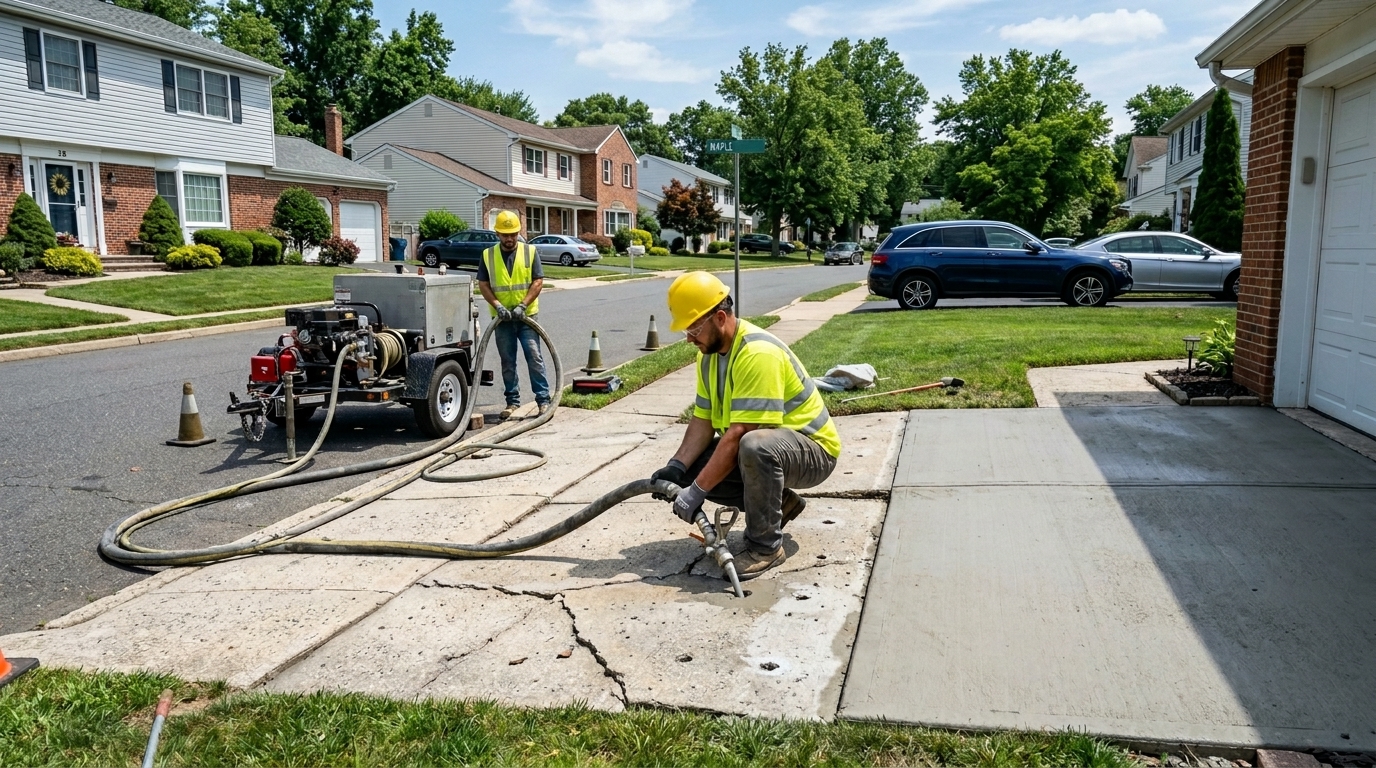 Concrete Pool Deck Leveling and Repair In NJ and PA, Concrete Chiropractor